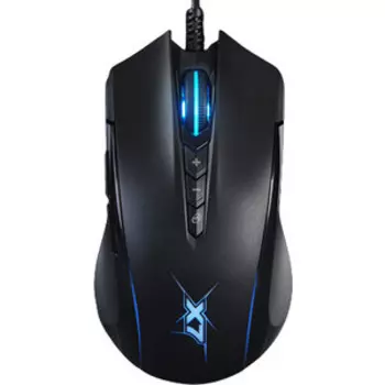 Мышь A4Tech X89 черный оптическая (2400dpi) USB (8but)