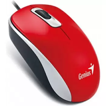 Мышь Genius DX-110 ( Cable, Optical, 1000 DPI, 3bts, USB ) Red (31010009403)