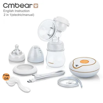 Cmbear новый большой всасывающий Электрический ручной молокоотсос для кормления ребенка feedkid infantil USB Электрический молокоотсос с молочной бутылкой