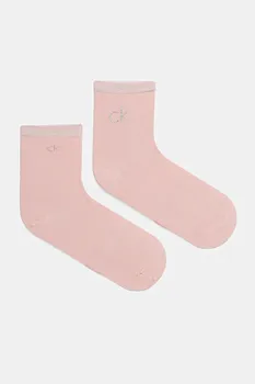 Носки 2 пары Calvin Klein, розовый