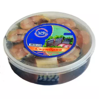 Скумбрия эст 800г кусочки с\с
