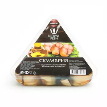 Скумбрия х/к 300г роял фиш кусочки в масле
