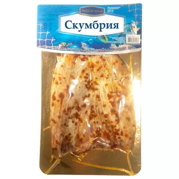 Скумбрия рыбная миля 120г г/к в/у с паприкой