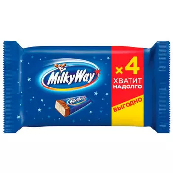 Шоколадные батончики Milky Way 104г мультипак