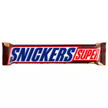 Шоколадный батончик Snickers супер 95 г Mars