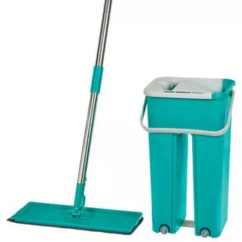 Швабра Bradex вертикальный отжим бирюзовая 3,5 л td 0699