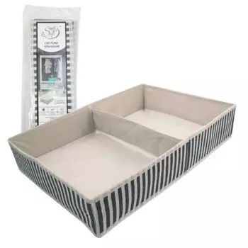 Система хранения Save&amp;Soft 2 отделения 34*51*10 см складная с застежкой-молнией