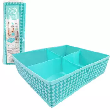 Система хранения Save&amp;Soft 4 отделения 30,5*35,5*10см складная с застежкой-молнией