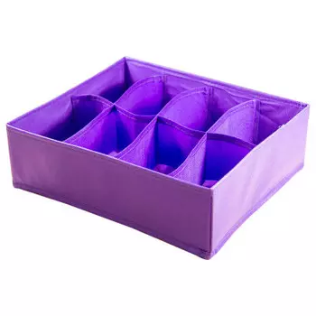 Система хранения Save&amp;Soft 8 отд 33*28*10 см неткан материал фиолетовый aft-181102