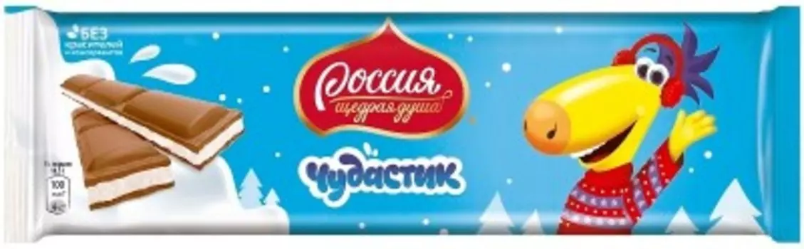 Шоколад россия щедрая душа чудастик 148 г молочный нестле