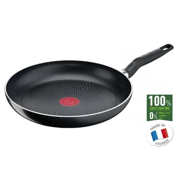 Tefal START EASY Титановая индукционная сковорода с антипригарным покрытием (24~32см) Можно мыть в посудомоечной машине в духовке без PFOA, черный 24cm