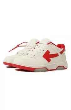 Кожаные кеды Out of Office Off-White