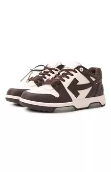 Кожаные кеды Out of Office Off-White