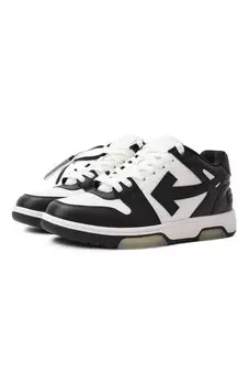 Кожаные кеды Out of Office Off-White