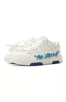 Кожаные кеды Out of Office Off-White