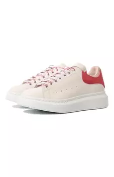Кожаные кеды Oversized Alexander McQueen
