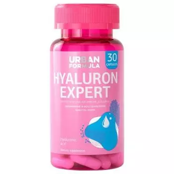 Urban Formula Hyaluron Expert - Биологически активная добавка к пище «Гиалуроновая кислота 150 мг» 30 капсул