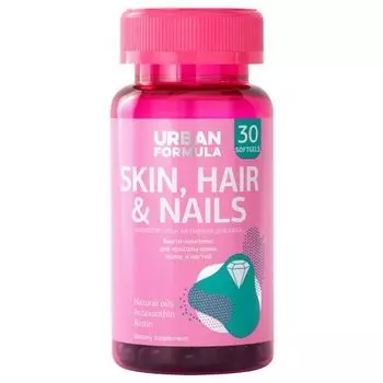 Urban Formula Skin, Hair &amp; Nails - Комплекс для красоты кожи, волос и ногтей «BB Ультра комплекс» 30 капсул
