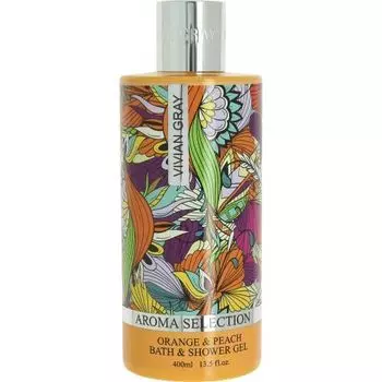 Vivian Gray &amp; Vivanel Aroma Selection Bath &amp; Shower Gel Orange &amp; Peach - Гель для душа и ванны "Апельсин и персик" 400 мл