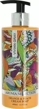 Vivian Gray &amp; Vivanel Aroma Selection Cream Soap Orange &amp; Peach - Крем-мыло "Апельсин и персик" 400 мл