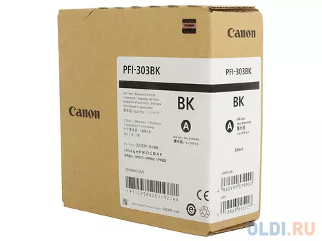 Картридж Canon PFI-303 BK для iPF815 825 черный