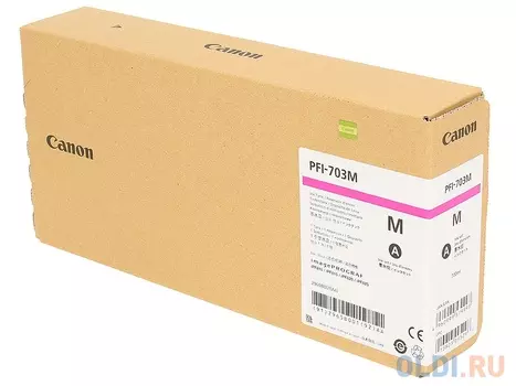 Картридж Canon PFI-703 M для iPF815 825 пурпурный
