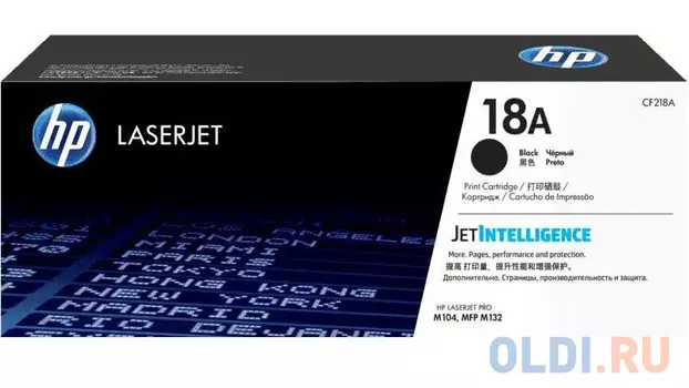 Картридж HP 18A CF218AC для HP LJ Pro M104/MFP M132 черный