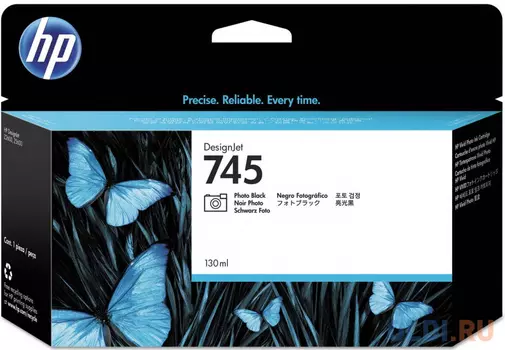 Картридж HP 745 F9J98A 130ml для HP DesignJet черный