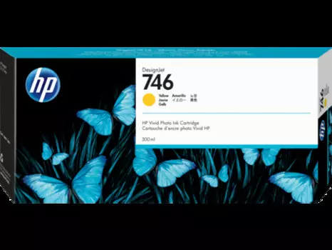 Картридж HP 746 желтый (yellow) 300 мл для HP DesignJet Z6/Z9+