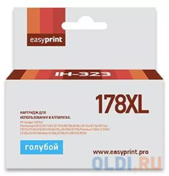 Картридж EasyPrint IH-323 750стр Голубой