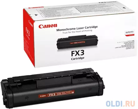 Картридж Canon FX-3 для Canon L250 L300 L4000 L90 L60 2700стр Черный