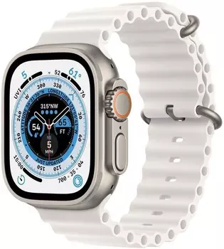 Умные часы Apple Watch Ultra A2622 49мм Titanium White Ocean (MNH83LL/A)