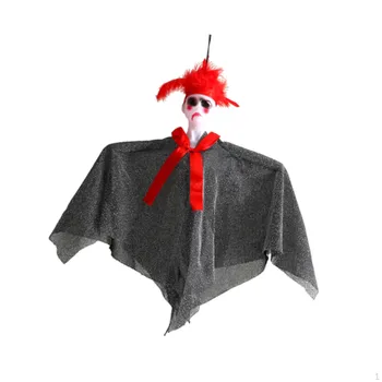Halloween Hanging Ghost Creepy Zombie Creative Decor Spooky Prop for Party Favors Yard оранжевый