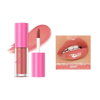 Mirror Water Gloss Блеск для губ, увлажняющий и не выцветающий, натуральная трехмерная стойкая жидкая помада 1#