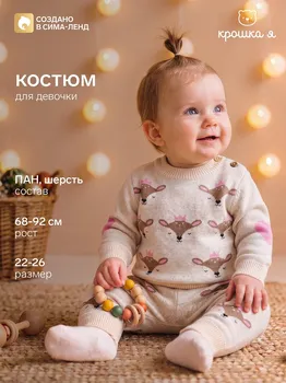 Костюм вязаный