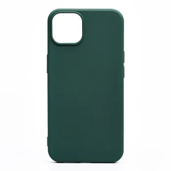 Чехол-накладка Activ Full Original Design для смартфона Apple iPhone 13, силикон, темно-зеленый (133277)