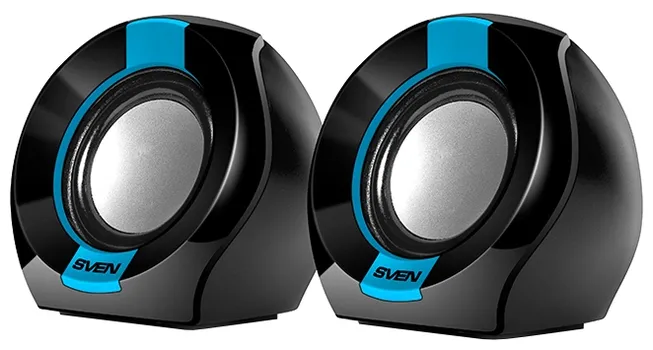 Акустика 2.0 SVEN 150, 5 Вт, синий