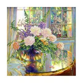 БН-3150 Набор для вышивания бисером Hobby&amp;Pro 'Романтика', 40*40 см