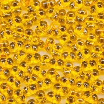 Бисер Farfalle 3,2/6,5мм (86010) прозрачный с покрытием, 50гр Preciosa