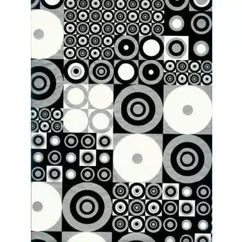 Бумага для декопатча Decopatch, 30х40 см (441 геометрия черно-белая)