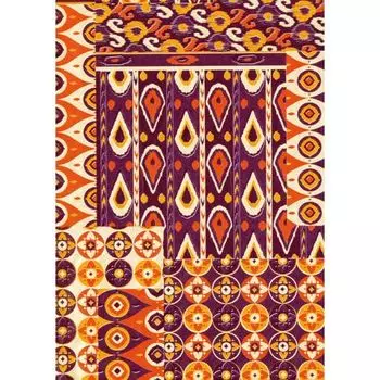 Бумага для декопатча Decopatch, 30х40 см (517 орнаменты коричневые)
