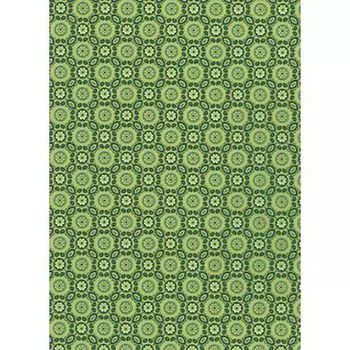 Бумага для декопатча Decopatch, 30х40 см (643 зеленые круги)