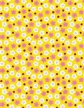 Бумага для декопатча Decopatch, 30х40 см (709 мелкие цветочки на желтом)
