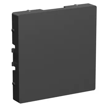 Заглушка Systeme Electric ATN001409 AtlasDesign без суппорта для многопостовых рамок, Базальт