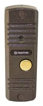 Вызывная панель Tantos WALLE (медь) HD цветная (накладная), ИК подсветка, 4-х проводная с регулировкой громкости динамика