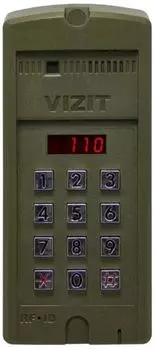 Вызывная панель VIZIT БВД-SM110FCP (блок вызова) до 100 абонентов