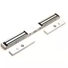 Замок Dorma EMC 600-2 ALH сдвоенный с удерживающей силой 270 кг каждый, накладного монтажа, датчик Холла и красный/зелёный индикатор, анодированный ал
