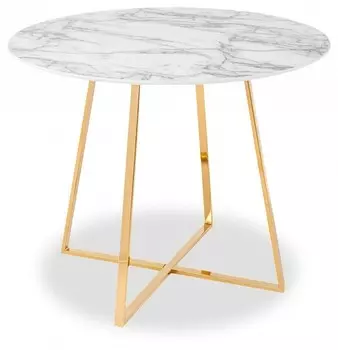 Стол обеденный Дакота Stool Group FDC8004 wh/gld DUAL