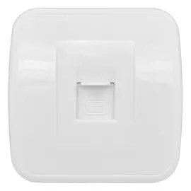 розетка 1 пост компьютерная RJ45 EKF Минск 1А 120В, белый