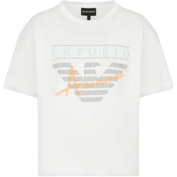EMPORIO ARMANI Укороченный топ женский белые